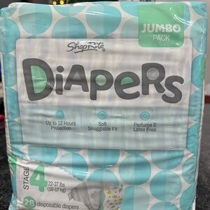 Diapers Jumbo Pack - Green and White